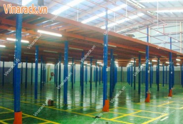 Sàn thép, sàn chứa hàng một tầng, gác lửng được sản xuất tại Vinarack